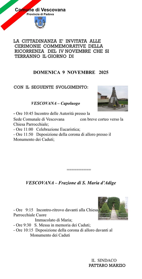 Cerimonia IV Novembre