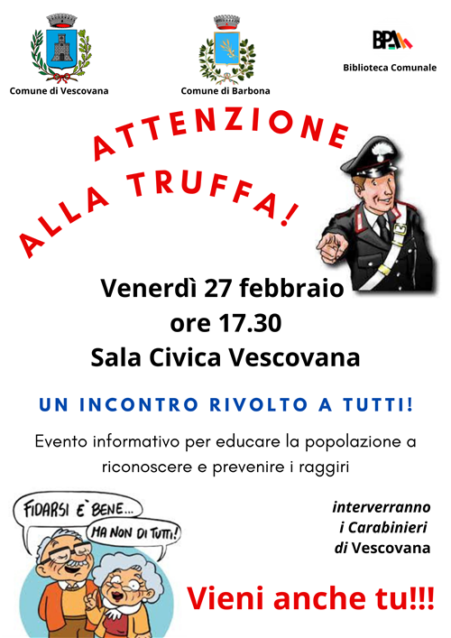 Attenzione alla truffa!